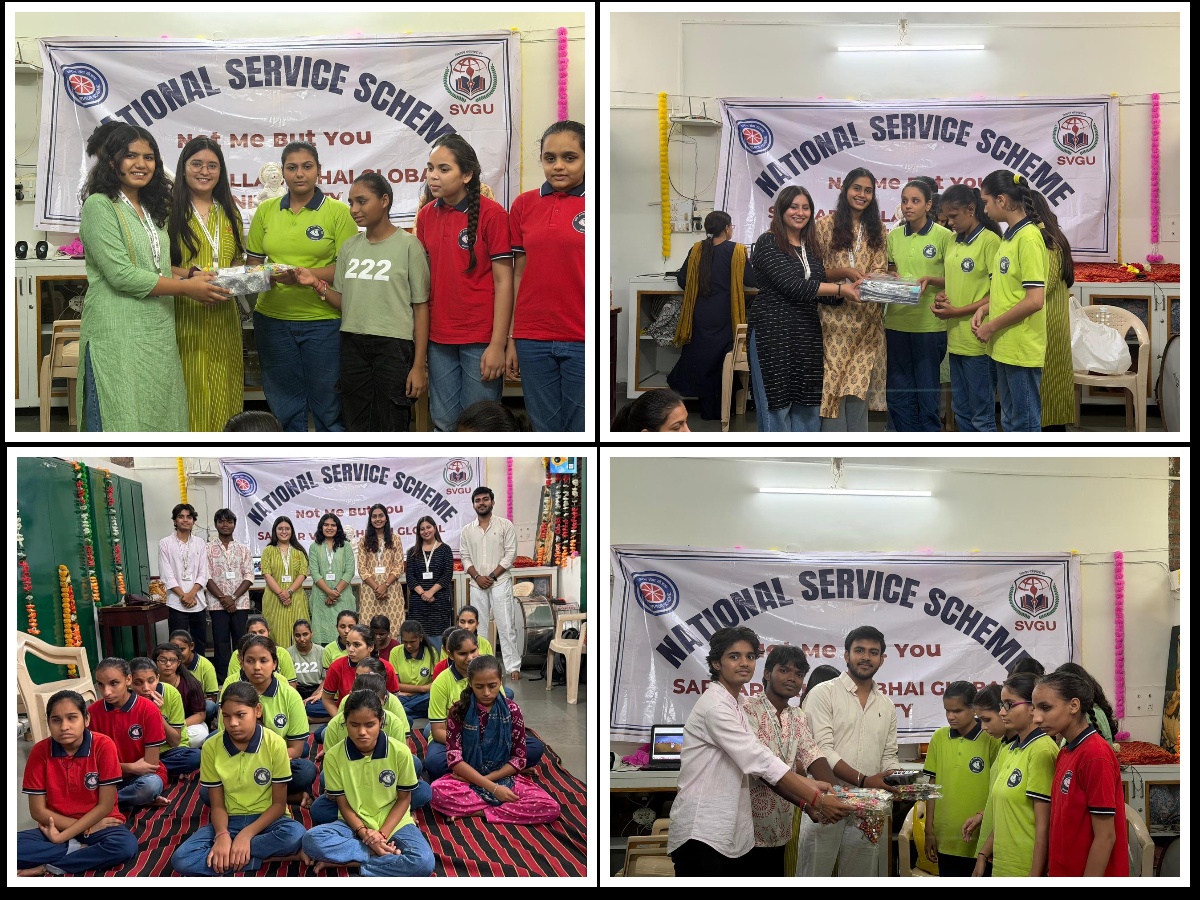 Social outreach initiative by BBA Girls Students